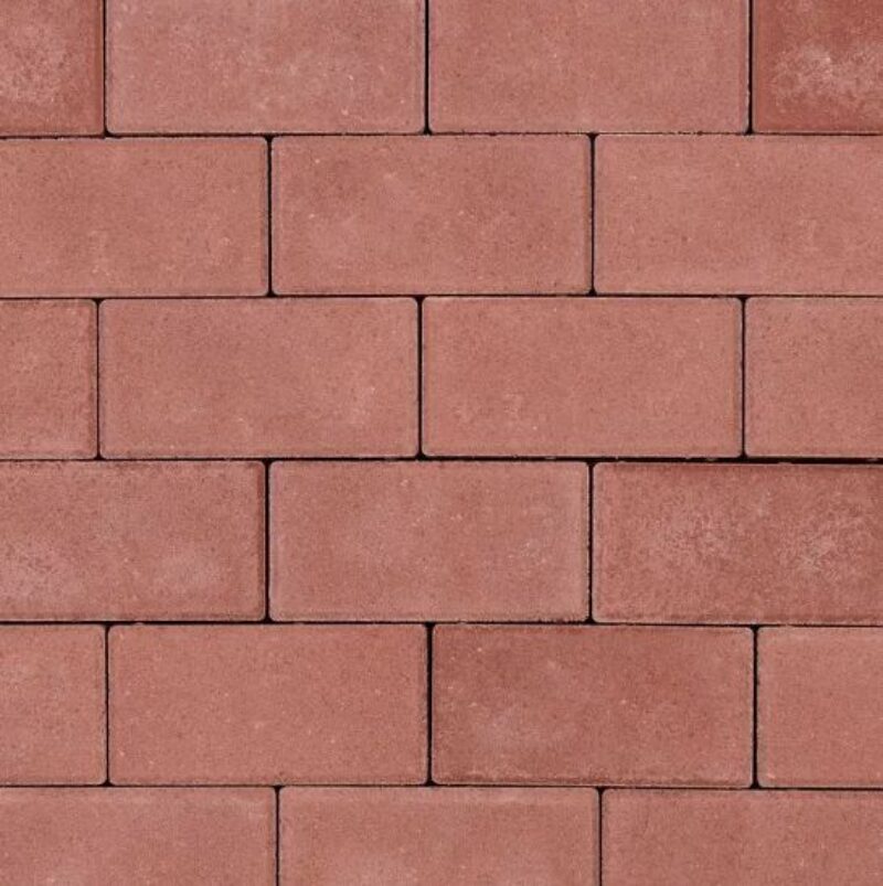 Betonklinker 22x11x10 Rood